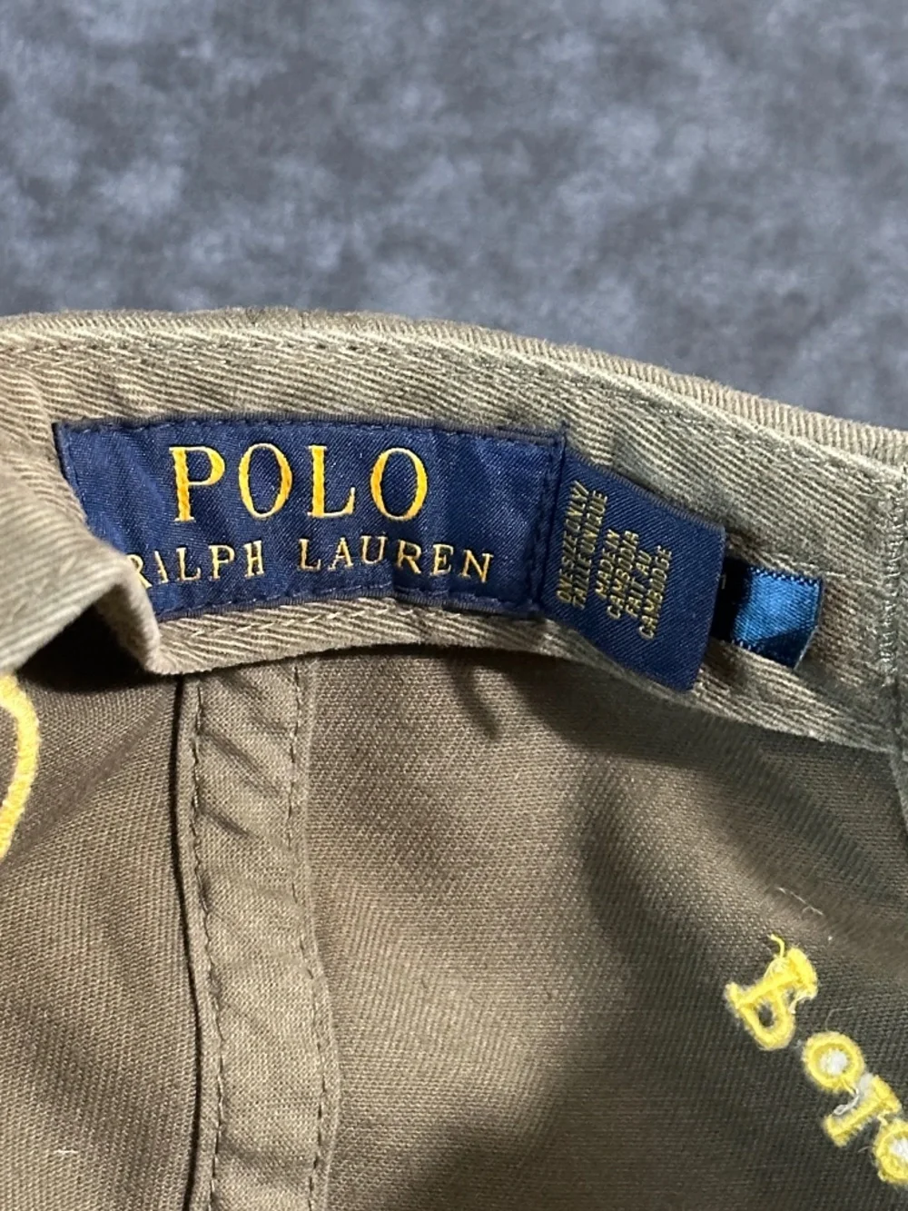 Polo Ralph Lauren MCMLXVII #3 Logo Embroidered Cotton Baseball Dad Hat Cap